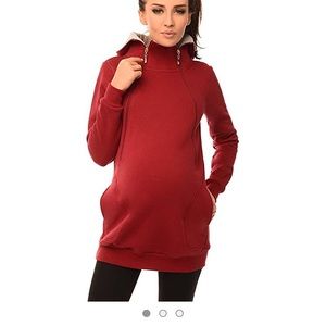 Maternity/Nursing hooded sweatshirt